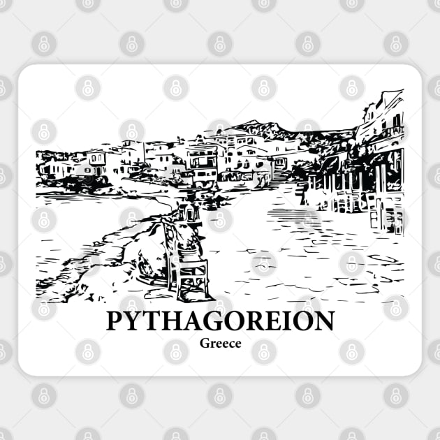 Pythagoreion - Greece Magnet by Lakeric